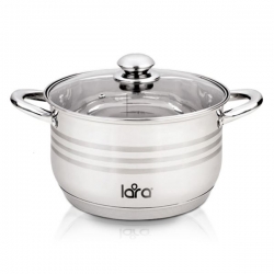 Кастрюля LARA LR02-583 6.5л.